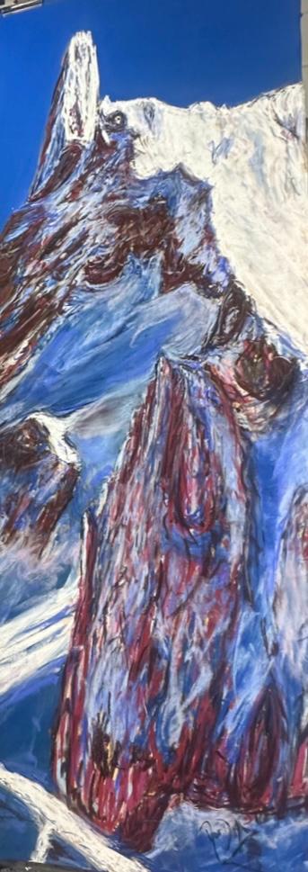 Thin Dente del Gigante Soft Pastels Painting number 2