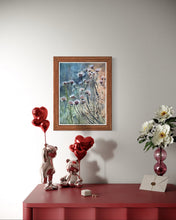 Load image into Gallery viewer, Frosty Flowers Watercolours Painting
