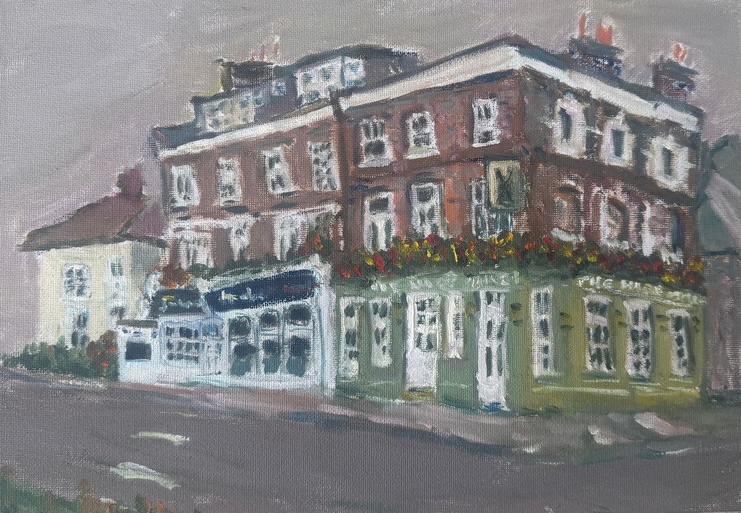The Hare & Billet, Blackheath – Plein Air Oils Painting