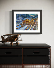 Load image into Gallery viewer, Les Montagnards Pastel Painting
