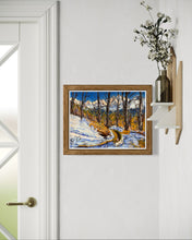 Load image into Gallery viewer, The view from the path between Challancin and Morge Pastel Painting
