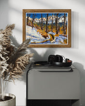 Load image into Gallery viewer, The view from the path between Challancin and Morge Pastel Painting

