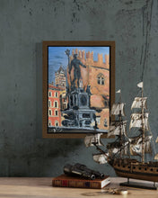 Load image into Gallery viewer, Neptune Fountain, Bologna – Original Oil Painting
