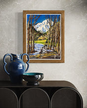 Load image into Gallery viewer, Monte Bianco seen from Pautex Pastel Painting
