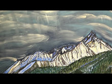 Load and play video in Gallery viewer, The Grivola Diptych Pastel Painting
