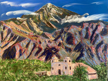 Load image into Gallery viewer, Ruta del Adobe in Catamarca Pastel Painting
