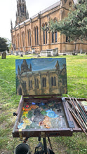 Load image into Gallery viewer, St Margaret’s Church, Lee – Plein Air Painting
