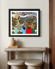 Load image into Gallery viewer, Waiting for the Funicular in Courmayeur Painting
