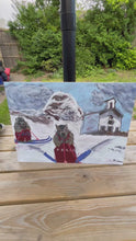 Load and play video in Gallery viewer, Family and Friends outside of Maison Vielle in Courmayeur Print
