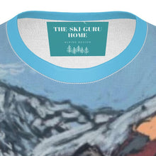 Load image into Gallery viewer, Wolf in Skis in Entrèves Courmayeur Mont Blanc boys&#39; premium t-shirt
