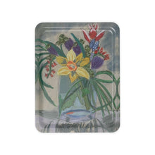 Load image into Gallery viewer, Rectangular Tray with vase of flowers
