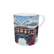 Load image into Gallery viewer, Marmot on Skis in Lech Bone China Mug
