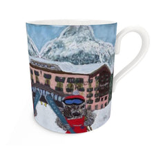 Load image into Gallery viewer, Marmot on Skis in Lech Bone China Mug
