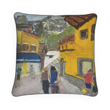 Load image into Gallery viewer, The Via Roma in Courmayeur Luxury Cushion
