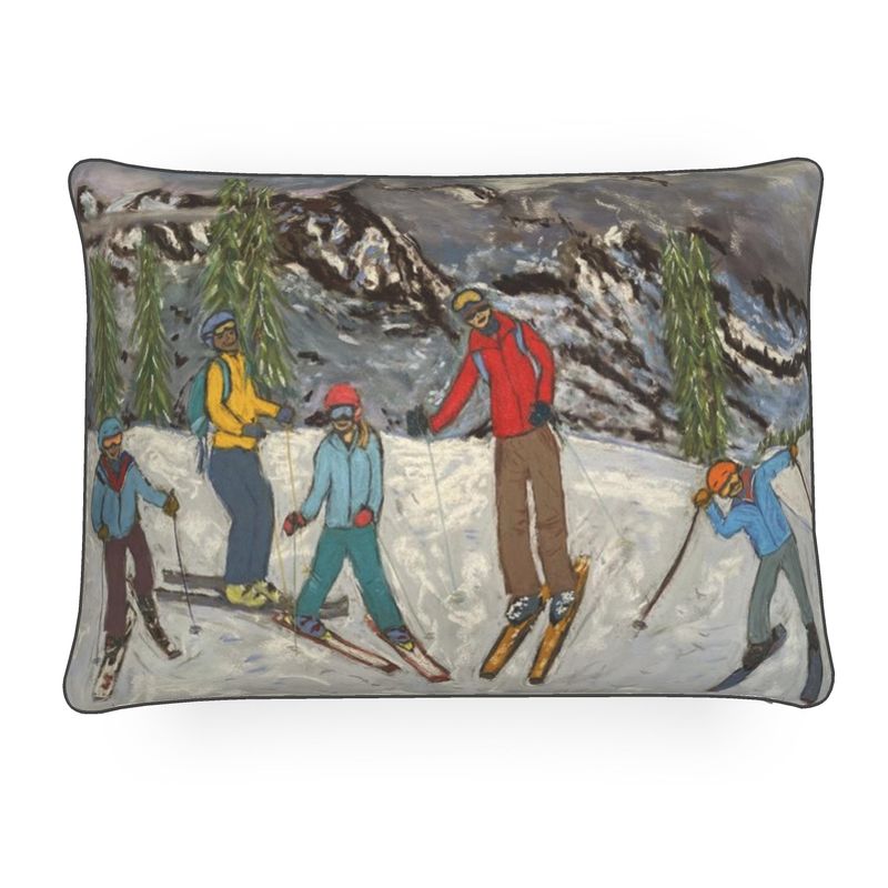 The Dent du Géant Courmayeur Rectangular Cushion