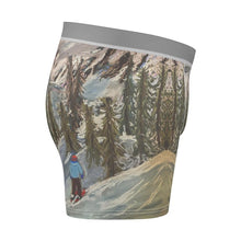 Load image into Gallery viewer, Men&#39;s Briefs with Lone Skier Going into Woods
