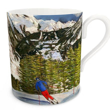 Load image into Gallery viewer, The Skiing in La Thuile Bone China Mug
