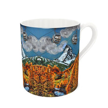 Load image into Gallery viewer, The Matterhorn in Autumn Large Bone China Mug
