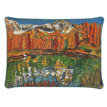 Load image into Gallery viewer, The Lago Blu &amp; Cervino Rectangular Big Cushion
