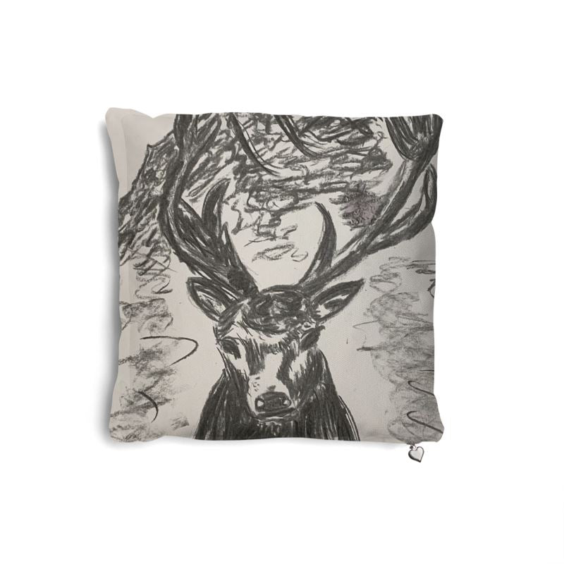 Deer with Monte Bianco and Black-Head Sheep with Matterhorn Cushions