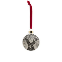 Load image into Gallery viewer, Deer Christmas bauble
