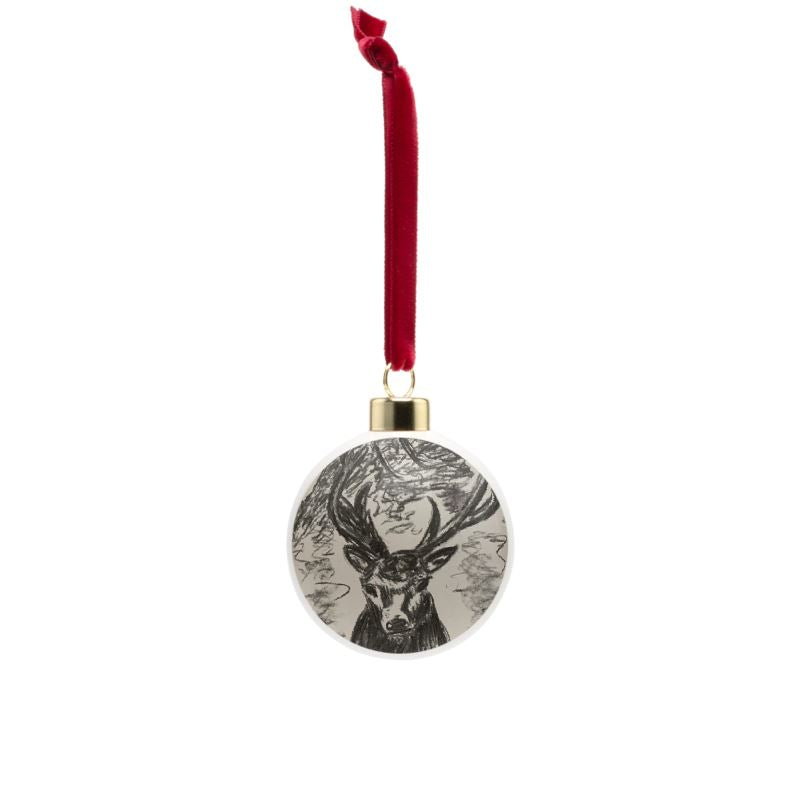 Deer Christmas bauble