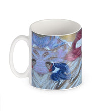 Load image into Gallery viewer, Downhill Skier in Crans-Montana Ceramic Mug
