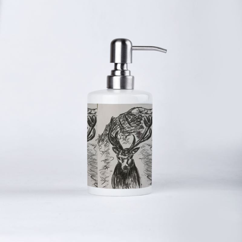 Soap dispenser for your bathroom with design of a deer with the Monte Bianco