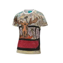 Load image into Gallery viewer, Skier Moose in the Butte T-shirt
