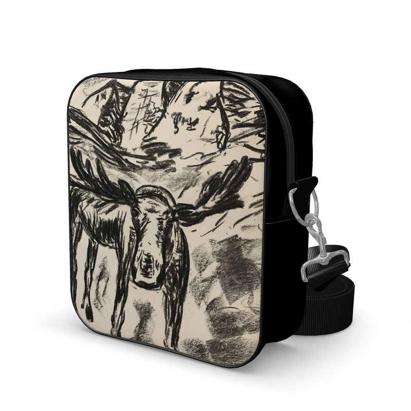 Napa Leather Moose with Maroon Bells Shoulder Bag
