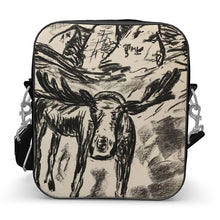 Load image into Gallery viewer, Napa Leather Moose with Maroon Bells Shoulder Bag
