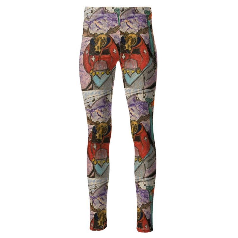 Moose in a SkiDoo Leggings in Valle de Las Leñas