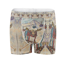 Load image into Gallery viewer, Moose in Skis in Crested Butte Men&#39;s Briefs
