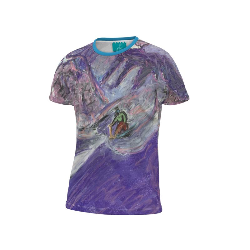 Skier in Bella Coola short sleeves t-shirt