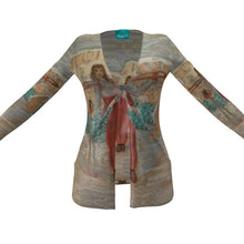 Load image into Gallery viewer, A Vintage Ski Ladies&#39; Cardigan with Pockets - Dolomiti Val di Fassa Cardigan
