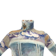 Load image into Gallery viewer, Alpine Skiers in the Aosta Valley Slim Fit Roll Neck
