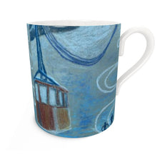 Load image into Gallery viewer, Champery Tram Large Bone China Mug
