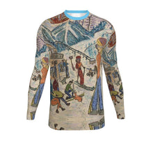 Load image into Gallery viewer, Aspen gondola scene long-sleeves t-shirt
