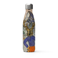 Load image into Gallery viewer, Thermal Bottle with Deer on Skis with the Matterhorn
