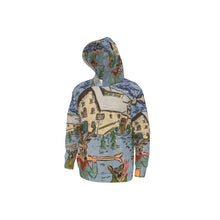 Load image into Gallery viewer, Dad and kid deer hoodie in St Moritz
