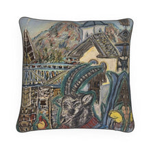 Load image into Gallery viewer, Stambecco in La Saxe Courmayeur luxury cushion
