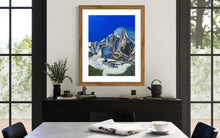 Load image into Gallery viewer, Aiguille des Drus and Aiguille Verte Soft Pastels Painting
