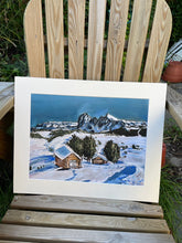 Load image into Gallery viewer, Limited Edition Giclée Prints of Alpe di Siusi on a variety of sizes.
