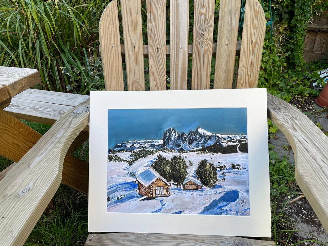 Limited Edition Giclée Prints of Alpe di Siusi on a variety of sizes.