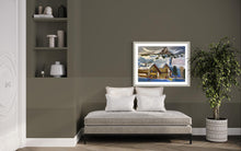 Load image into Gallery viewer, Chateau Branlant Soft Pastels Painting with Monte Bianco
