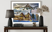 Load image into Gallery viewer, Chateau Branlant Soft Pastels Painting with Monte Bianco
