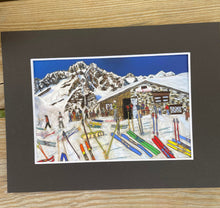 Load image into Gallery viewer, 6&quot;x4&quot; Print of Chez Croux in Courmayeur with Black Mount
