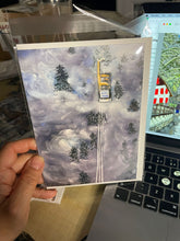 Load image into Gallery viewer, Funicular with Inversion Greeting Card 5&quot;x7&quot;
