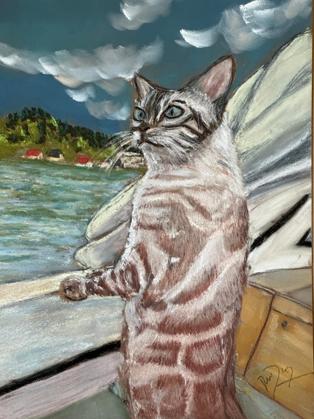 Jadis, the Bengal Cat Painting