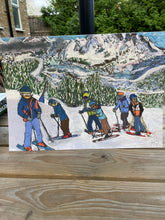 Load image into Gallery viewer, The Kids Skiing in Pila Print
